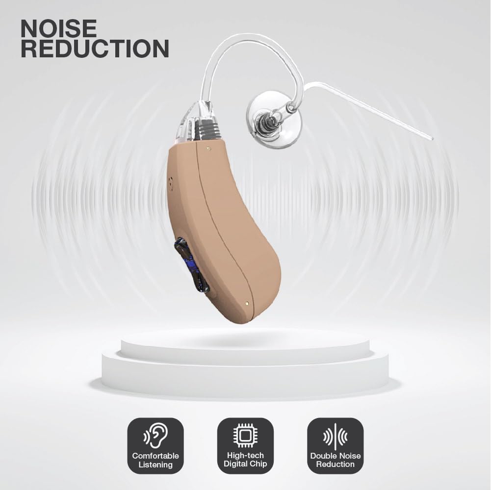 Hearing Aids for Seniors with Noise Canceling, Rechargeable Hearing Aids for Adults Hearing Loss