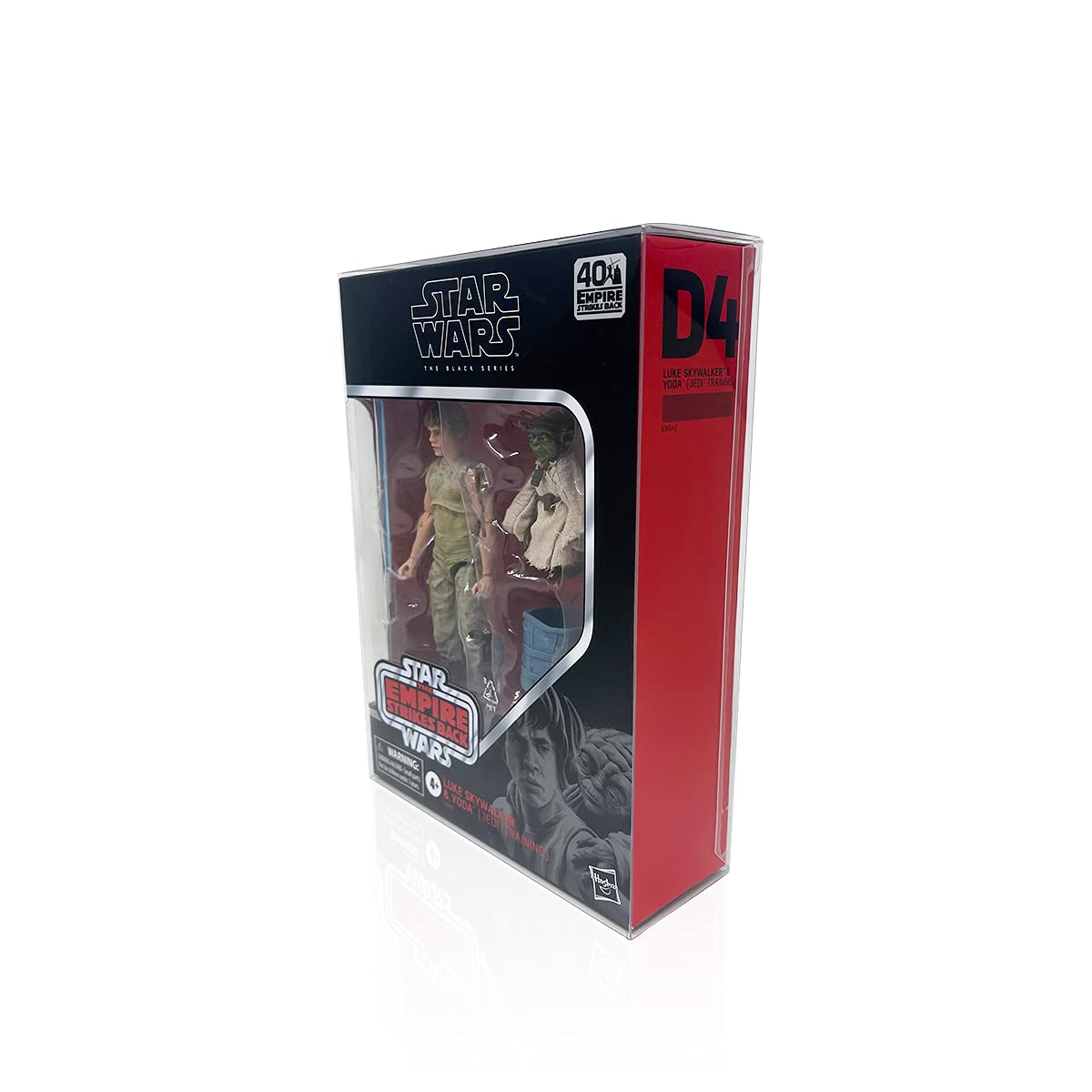 EcoTEK Protectors Compatible with Star Wars Black Series Deluxe - 6" Inch Action Figures Crystal Clear, Heavy Duty Acid Free w/Protective Film