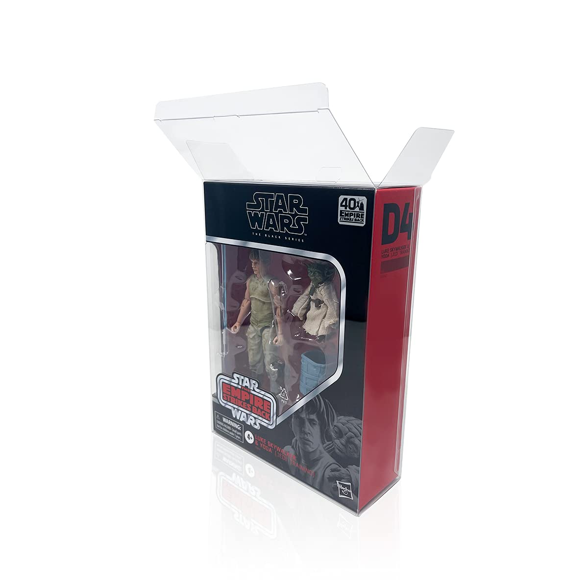 EcoTEK Protectors Compatible with Star Wars Black Series Deluxe - 6" Inch Action Figures Crystal Clear, Heavy Duty Acid Free w/Protective Film