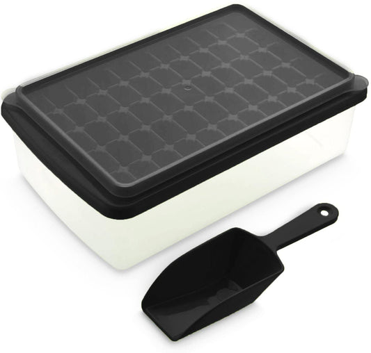 Ice Cube Tray With Lid & Bin