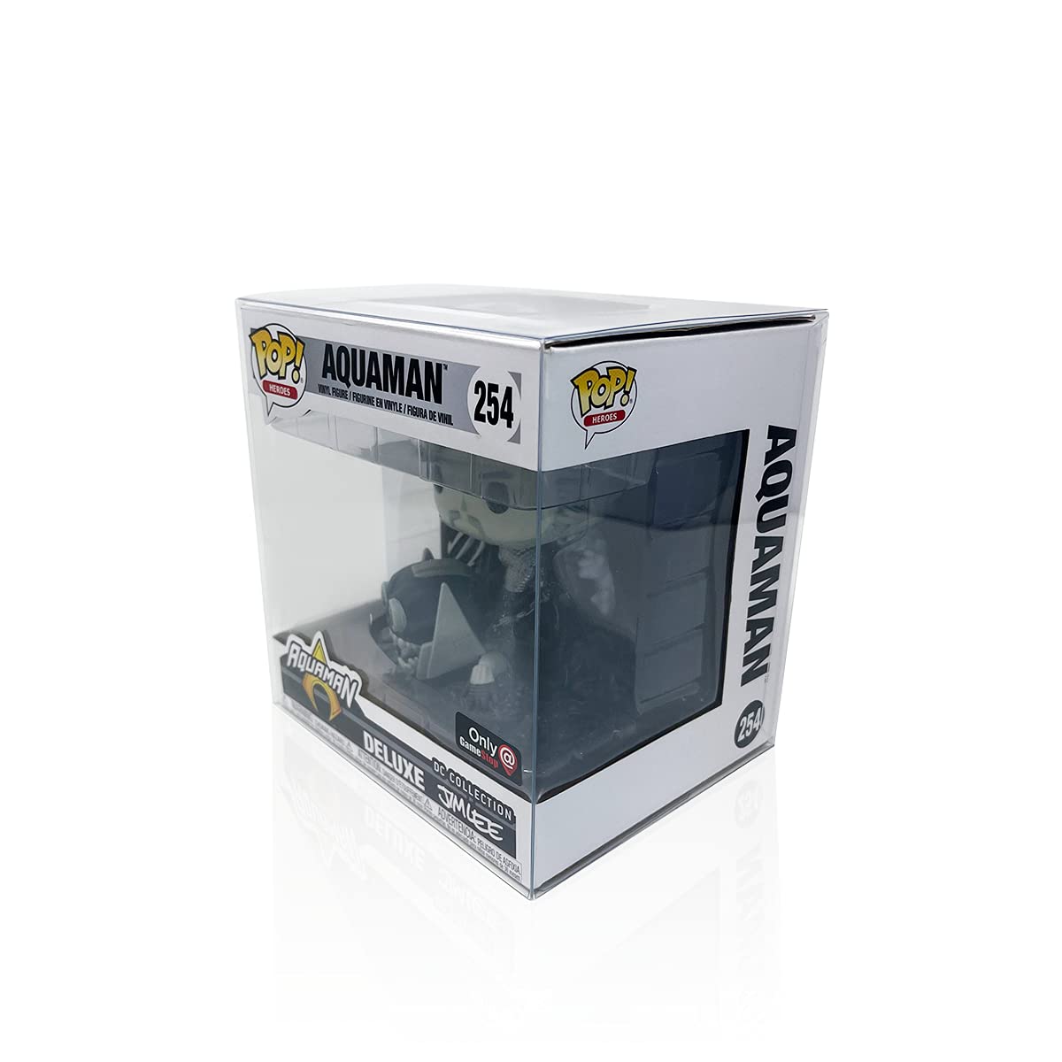 EcoTEK Protectors Compatible with Funko POP! Deluxe Vinyl Figures Strong Pop Protectors, Crystal Clear Case, Heavy Duty Acid Free w/ Protective Film & Locking Tab