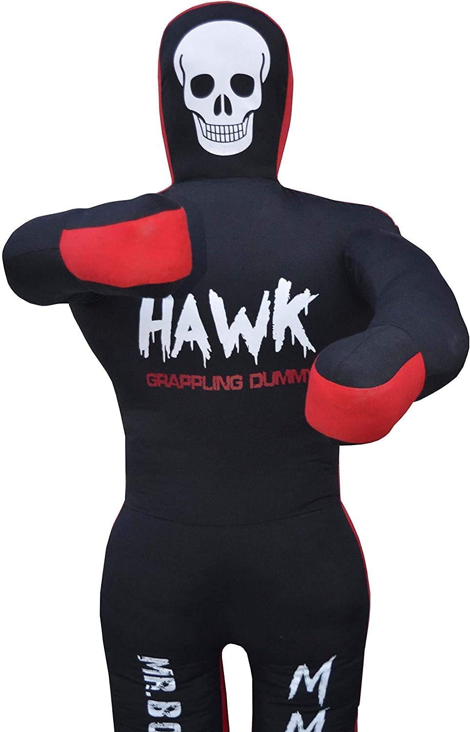 Hawk Sports Skull Grappling Dummy for Combat Sports Mastery, Poseable and Strikeable Punching Dummy for Adults, 6 ft. Boxing Dummy for MMA, Jiu-Jitsu, Judo, Karate, and Wrestling Training and Sparring