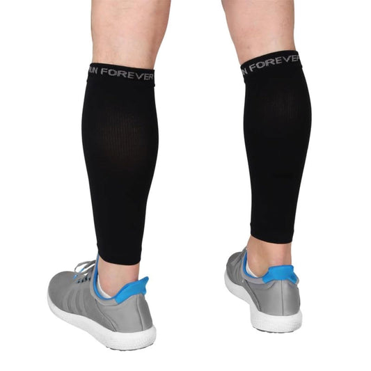 Run Forever Calf Compression Sleeves for Men and Women - Leg Compression Sleeve - Footless Compression Socks for runners