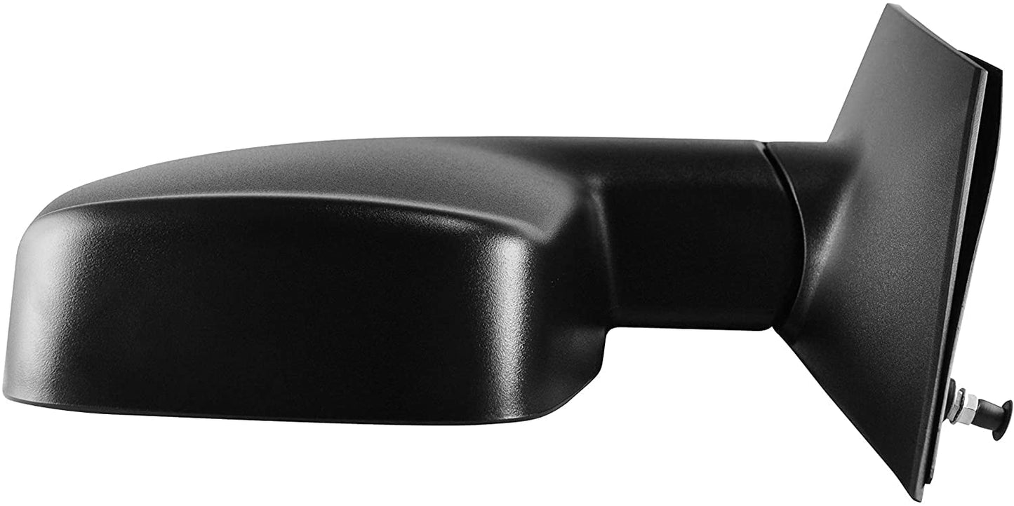 Side Textured Side View Mirror for 08-14 Chevy Express & GMC Savana 1500, 08-17 Chevy Express 2500 3500, GMC Savana 2500 3500 - with Blind Spot Corner Glass