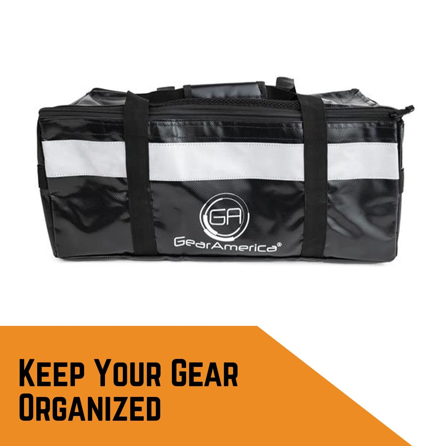 GearAmerica Heavy Duty Off-Road Recovery Gear Bag | Convenient and Durable Storage for Your Offroading Accessories | Carry and Stow Winching, Towing & Rigging Tools for Your 4x4 or Truck