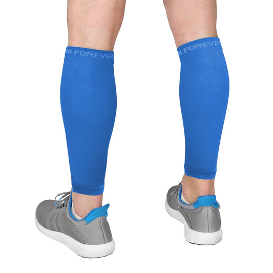 Calf Compression Sleeves For Men And Women - Leg Compression Sleeve - Footless Compression Socks for Runners, Shin Splints, Varicose Vein & Calf Pain Relief - Calf Brace For Running, Cycling, Travel