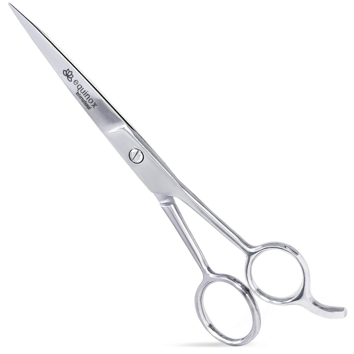 Equinox 6.5" Professional Hair Cutting Scissors for Men & Women - Ice Tempered, Silver