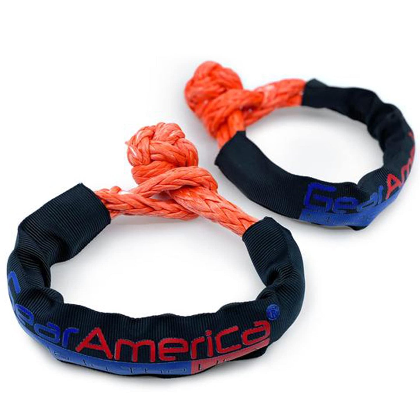 GearAmerica Synthetic Soft Shackles 1/2 Orange 45,000 lbs