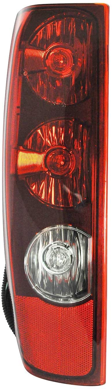 Dependable Direct Tail Light Lamp compatible with 2004-2012 CHEVY COLORADO and 2004-2012 GMC CANYON - GM2801164 & GM2800164 - Includes Bulbs