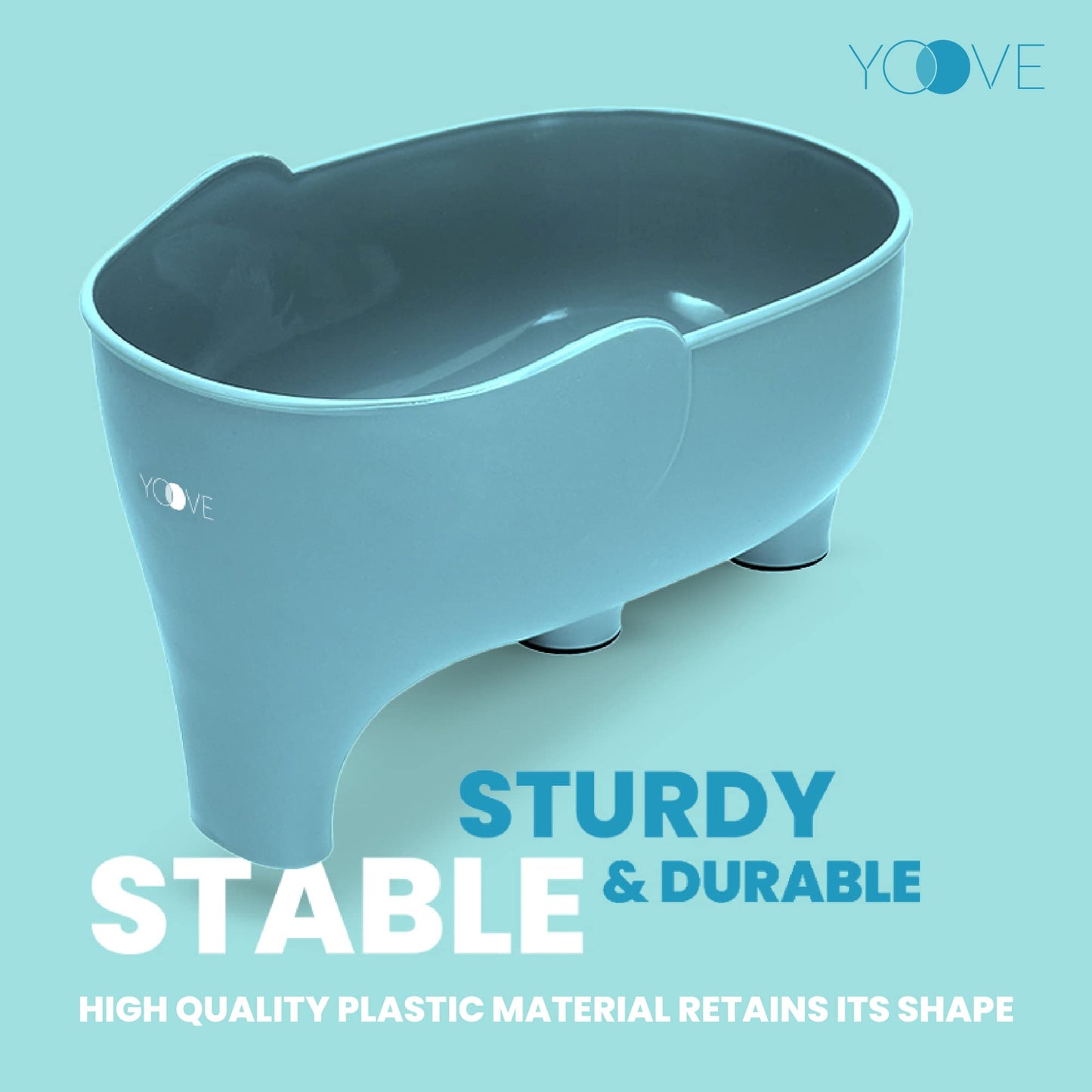 Yoove Kitchen Sink Drain Basket | 2 Elephant Shaped Sink Strainer Drain Baskets