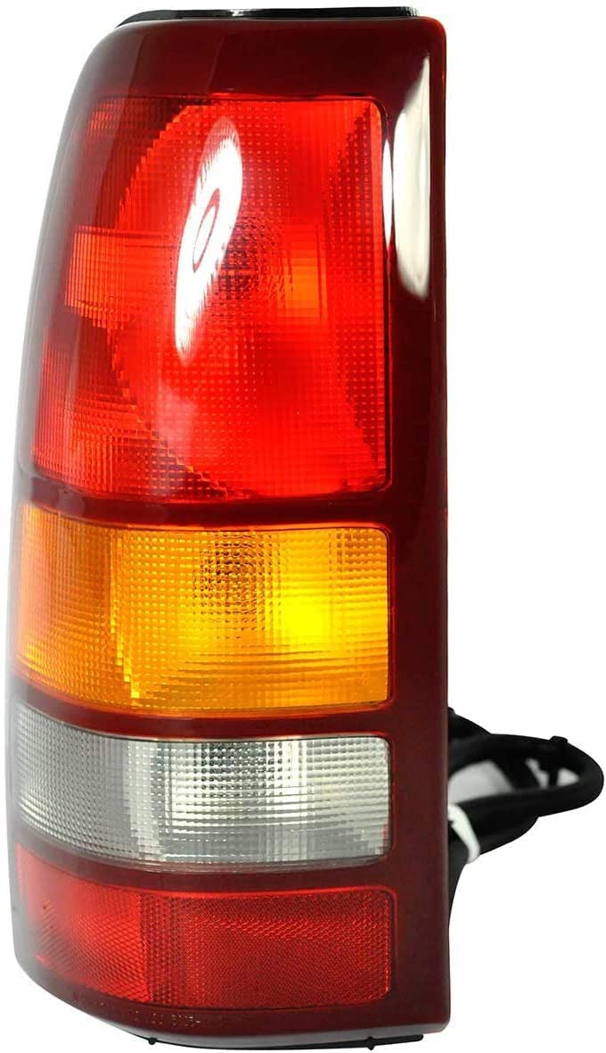 Dependable Direct Tail Light Lamp For 1999-2002 CHEVY SILVERADO 1500 and 1999-2002 GMC SIERRA 1500 GM2801173 & GM2800173 - Includes Bulb