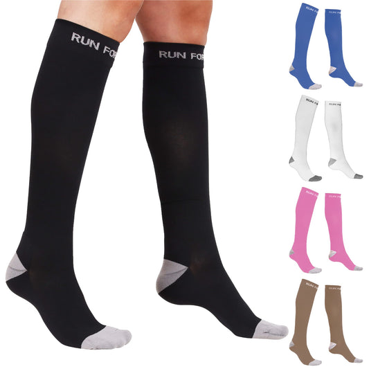 Compression Socks for Men & Women � 20-30mmHg Medical Grade Graduated Stockings (Black, Small)