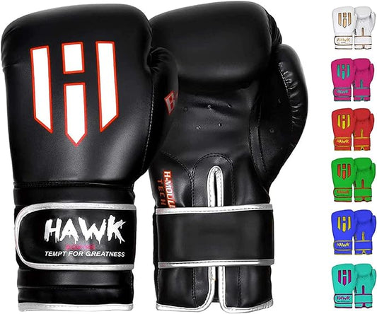 Hawk Sports Boxing Gloves for Men and Women with Foam Padding for Throwing Knockout Punches with Power and Confidence