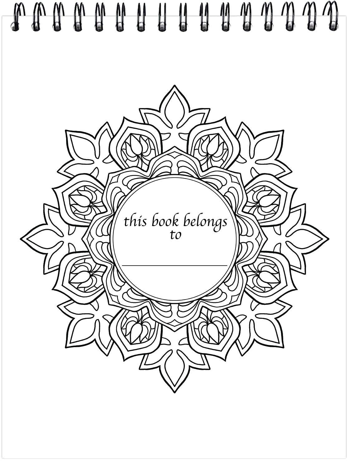 Mandalas II Adult Coloring Book - 50 Original Hand Drawn Designs