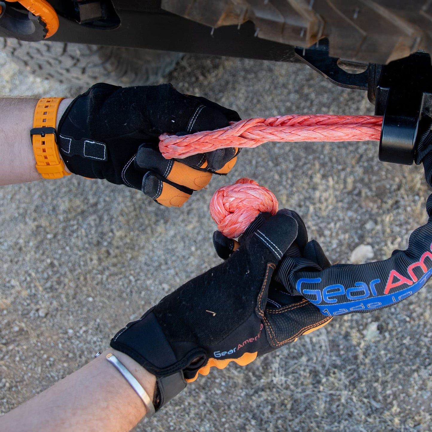 GearAmerica Recovery Gloves – Off-Road Gloves for Winching, Rigging & Towing – Reinforced for Safety. Grip & Durability