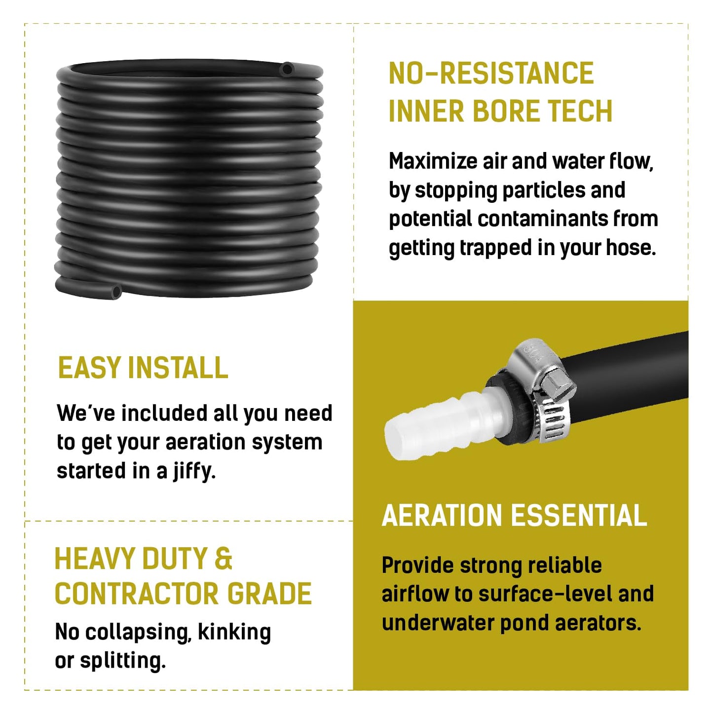 Self Sinking Aeration Hose