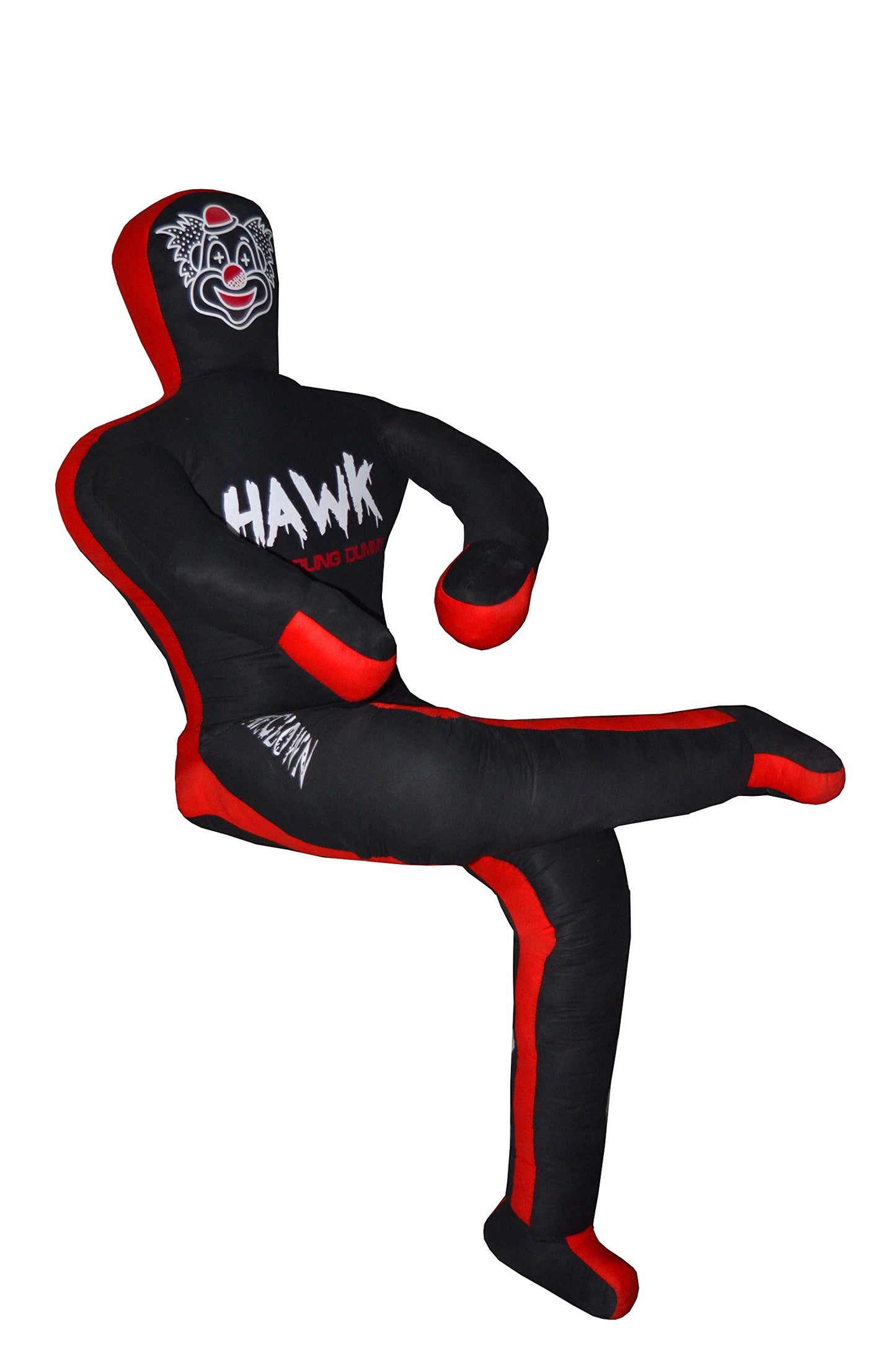 Hawk Sports Clown Grappling Dummy for Combat Sports Mastery, Moveable and Strikeable Punching Dummy for Adults, 5 ft. Boxing Dummy for MMA Jiu-Jitsu, Judo, Karate, and Wrestling Training and Sparring