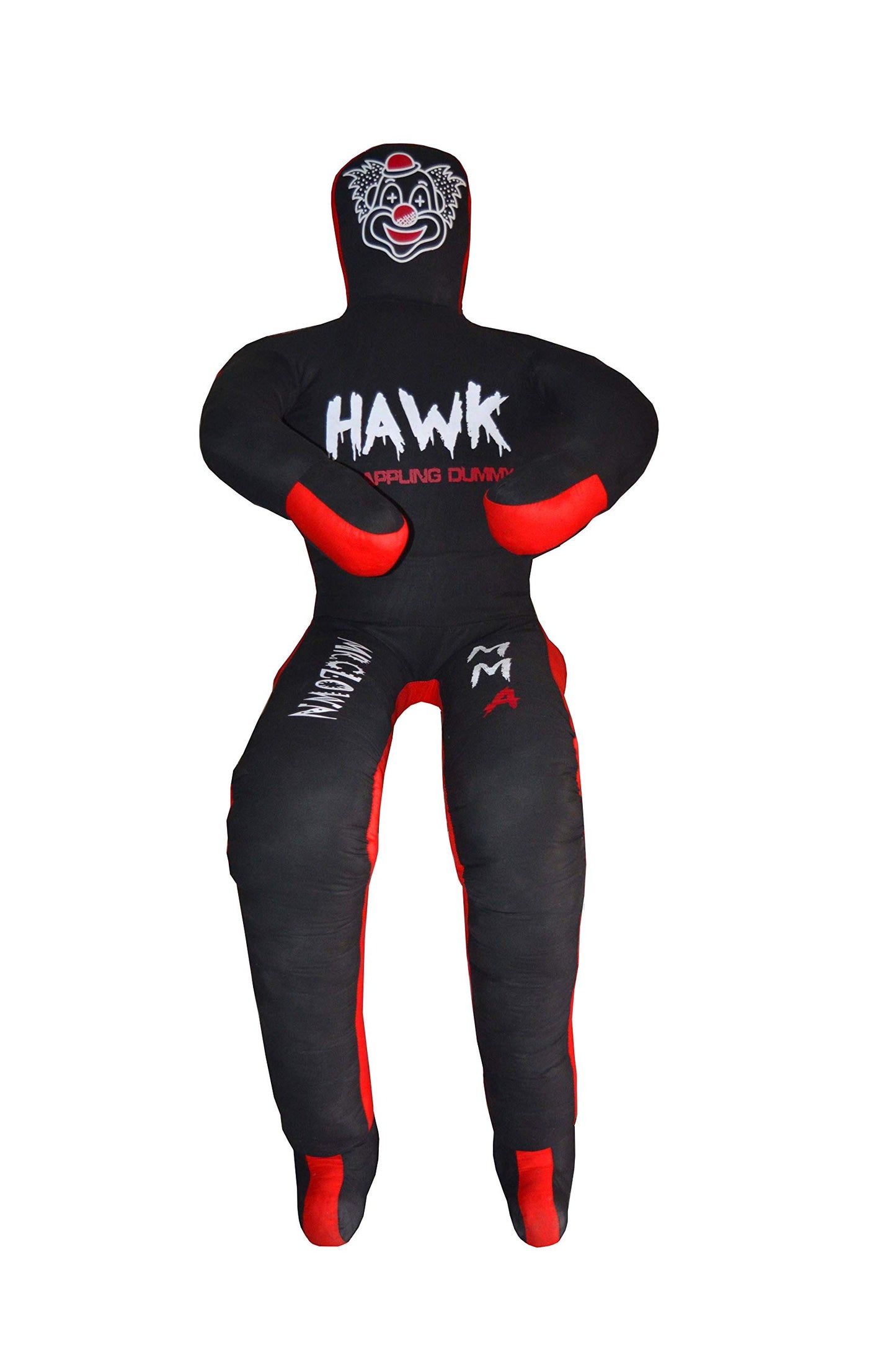 Hawk Sports Clown Grappling Dummy for Combat Sports Mastery, Moveable and Strikeable Punching Dummy for Adults, 5 ft. Boxing Dummy for MMA Jiu-Jitsu, Judo, Karate, and Wrestling Training and Sparring