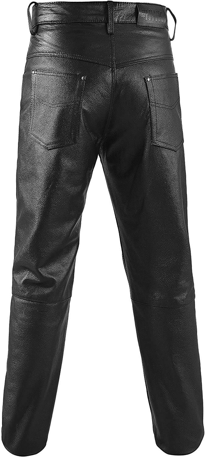 HWK Leather Motorcycle Pants For Men & Women Bikers Rider Moto Racing Riding Pants