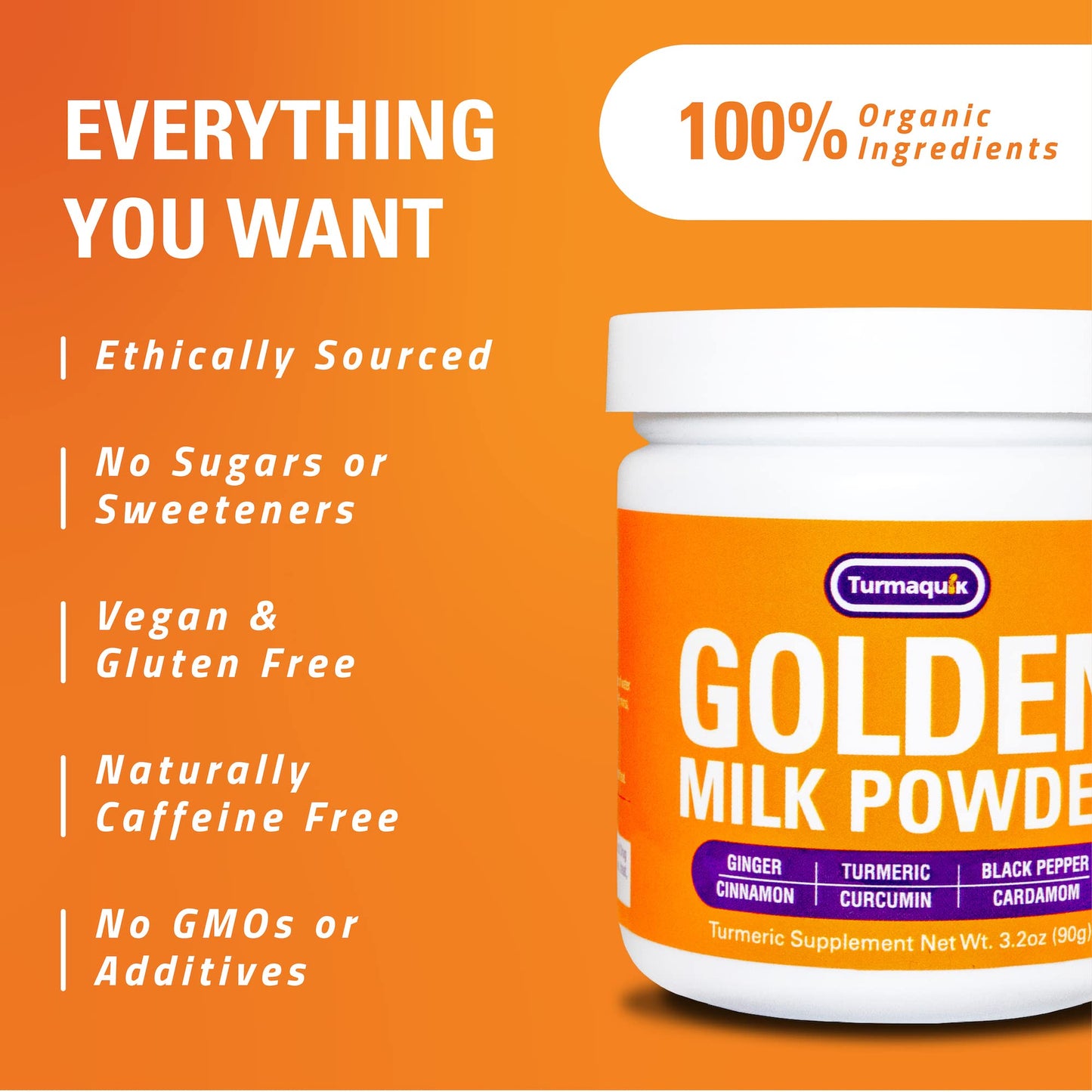 Turmaquik  Golden Milk Turmeric Powder