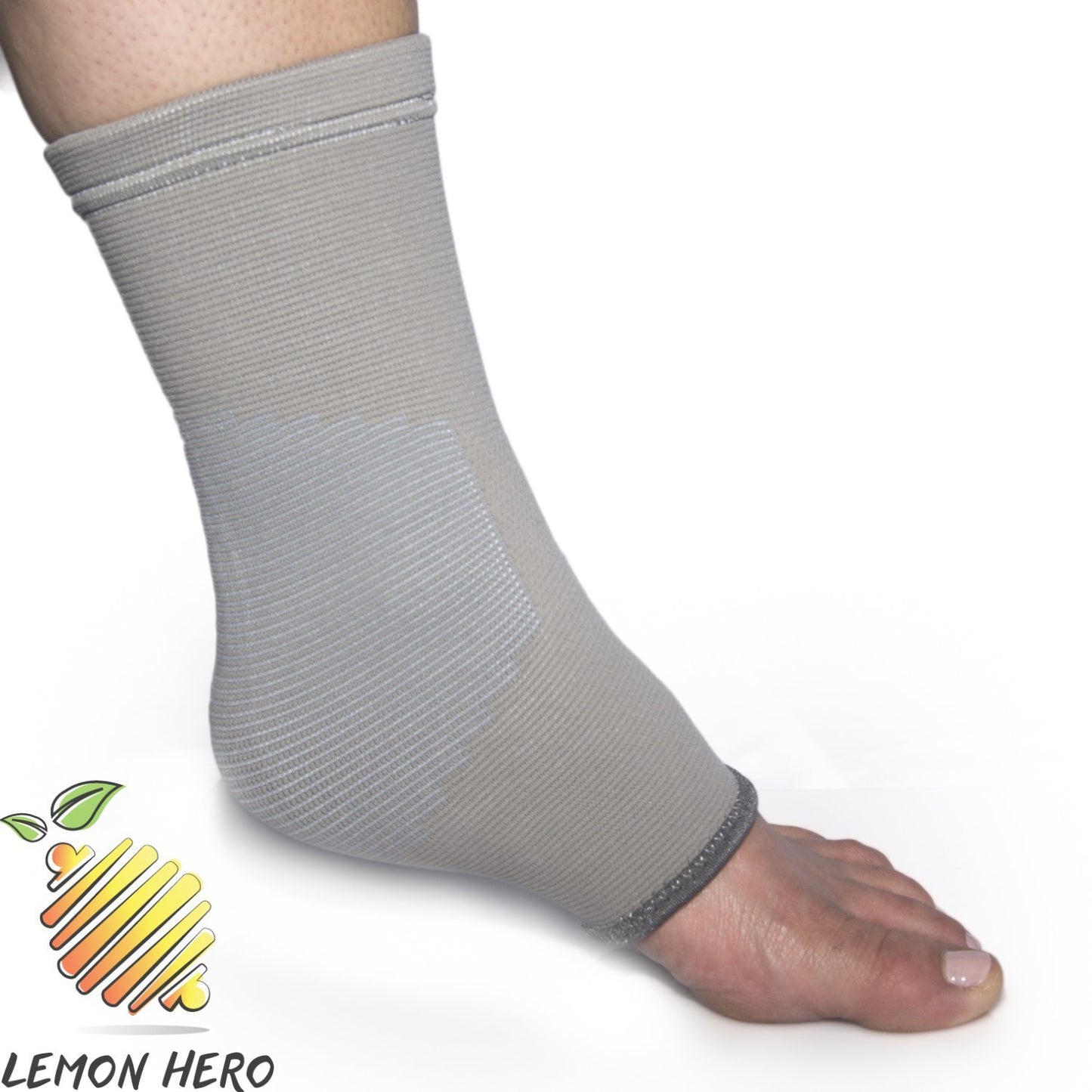 Lemon Hero Foot Compression Sock With Adjustable Elasticated Wrap