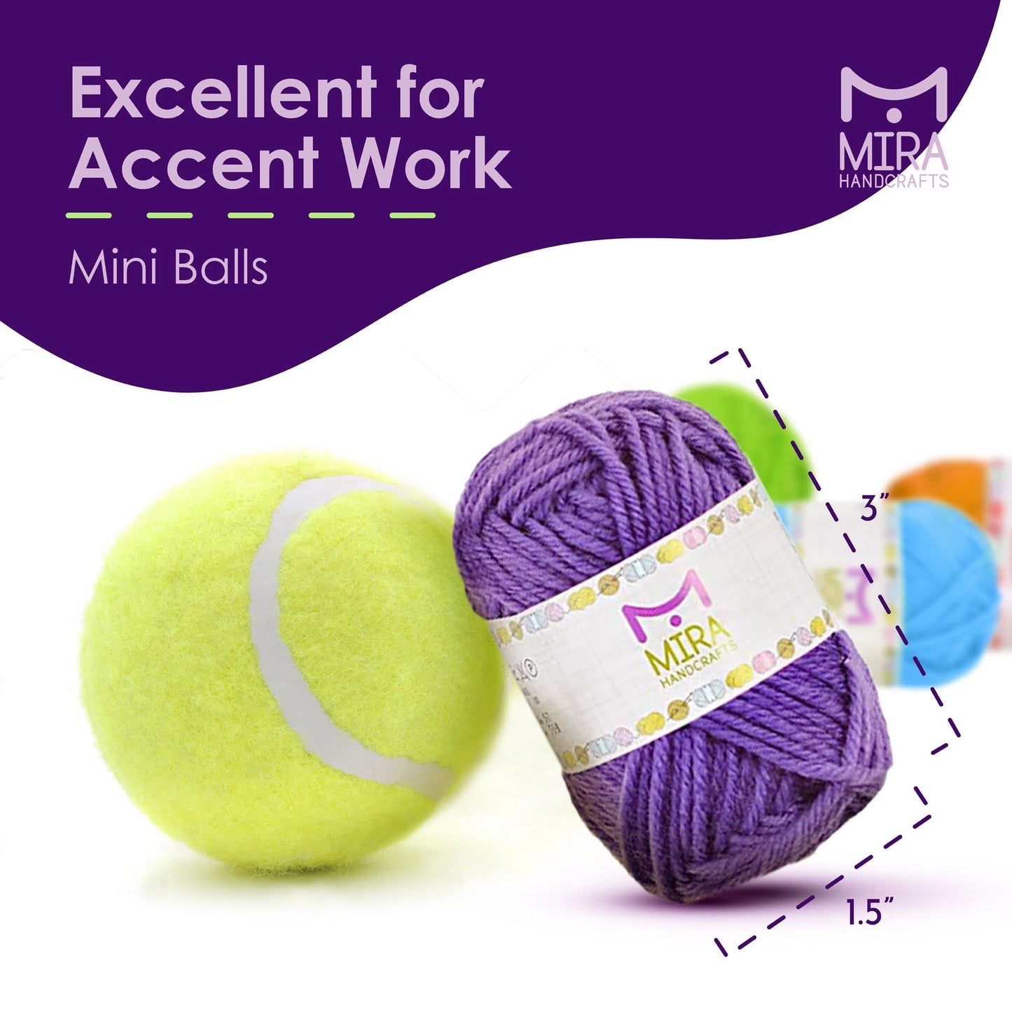 Mira HandCrafts Premium Crochet Yarn Kit