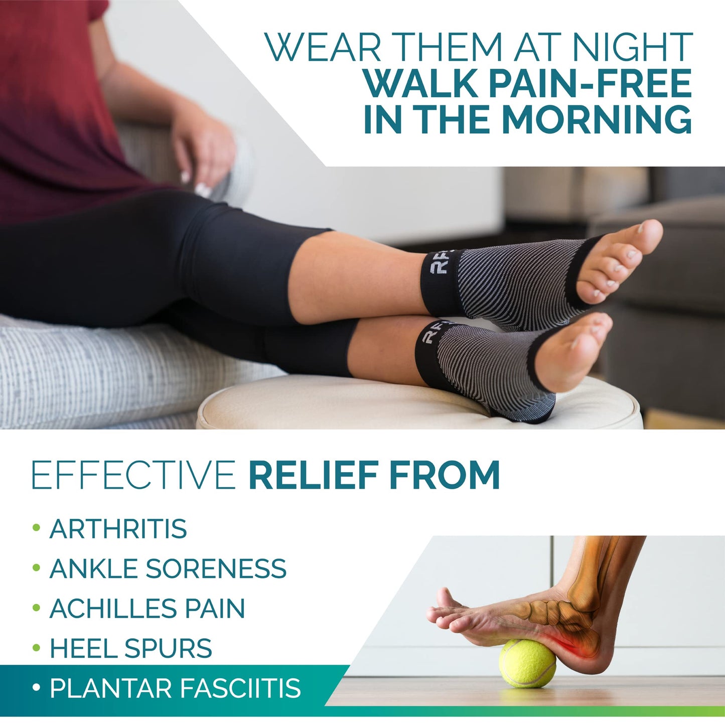 Toeless Ankle Compression Sleeve