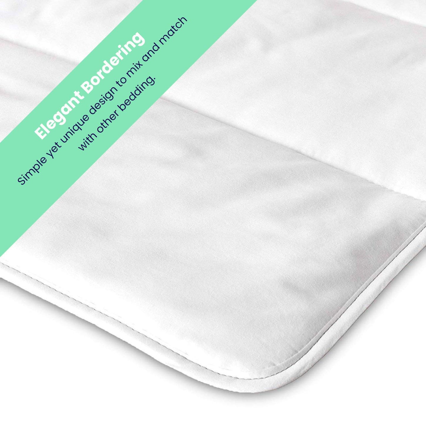 Perfect Thin Duvet Insert  - White, All Season Down Alternative Comforter Insert, Soft, Plush Microfiber Fill, Machine Washable, Queen Size