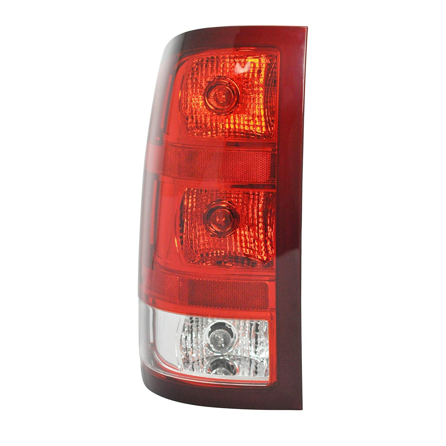 Dependable Direct Tail Light Assembly For 2007-2013 GMC Sierra 1500 (SL, SLE, SLT, WT) - 2007-2010 GMC Sierra 2500 HD - GM2801208 & GM2800208 - Includes Bulb