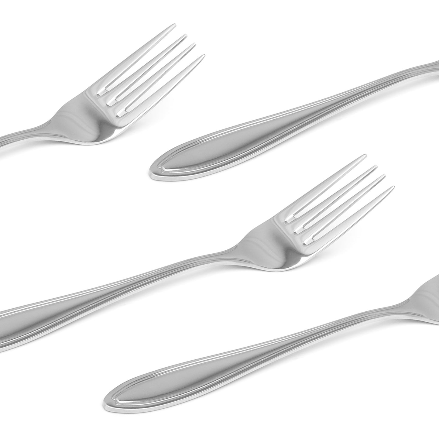 Royal 12-Piece Table Forks Set - 18/10 Stainless Steel Dinner Forks, Mirror Polished Flatware Utensils - Great Salad Forks, Use for Home, Kitchen, or Restaurant