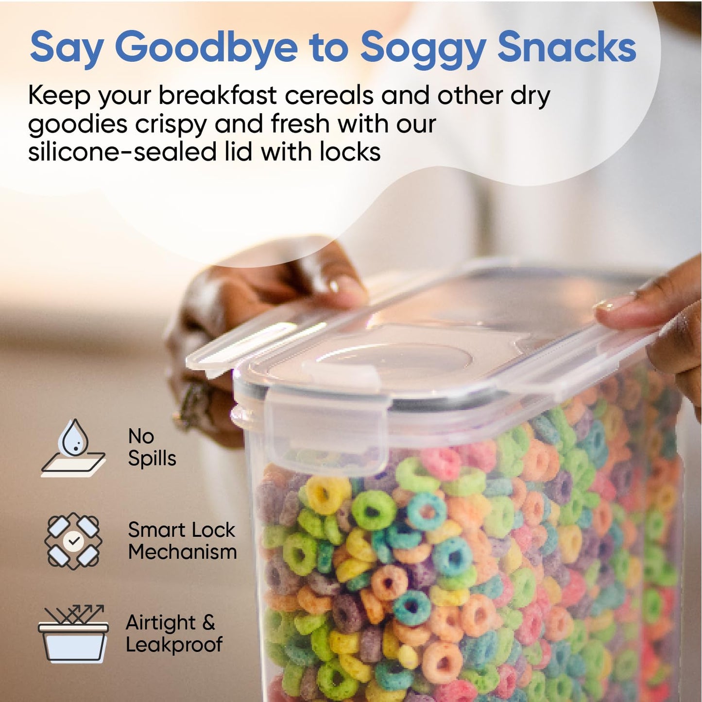 Cereal Containers Storage Set Large