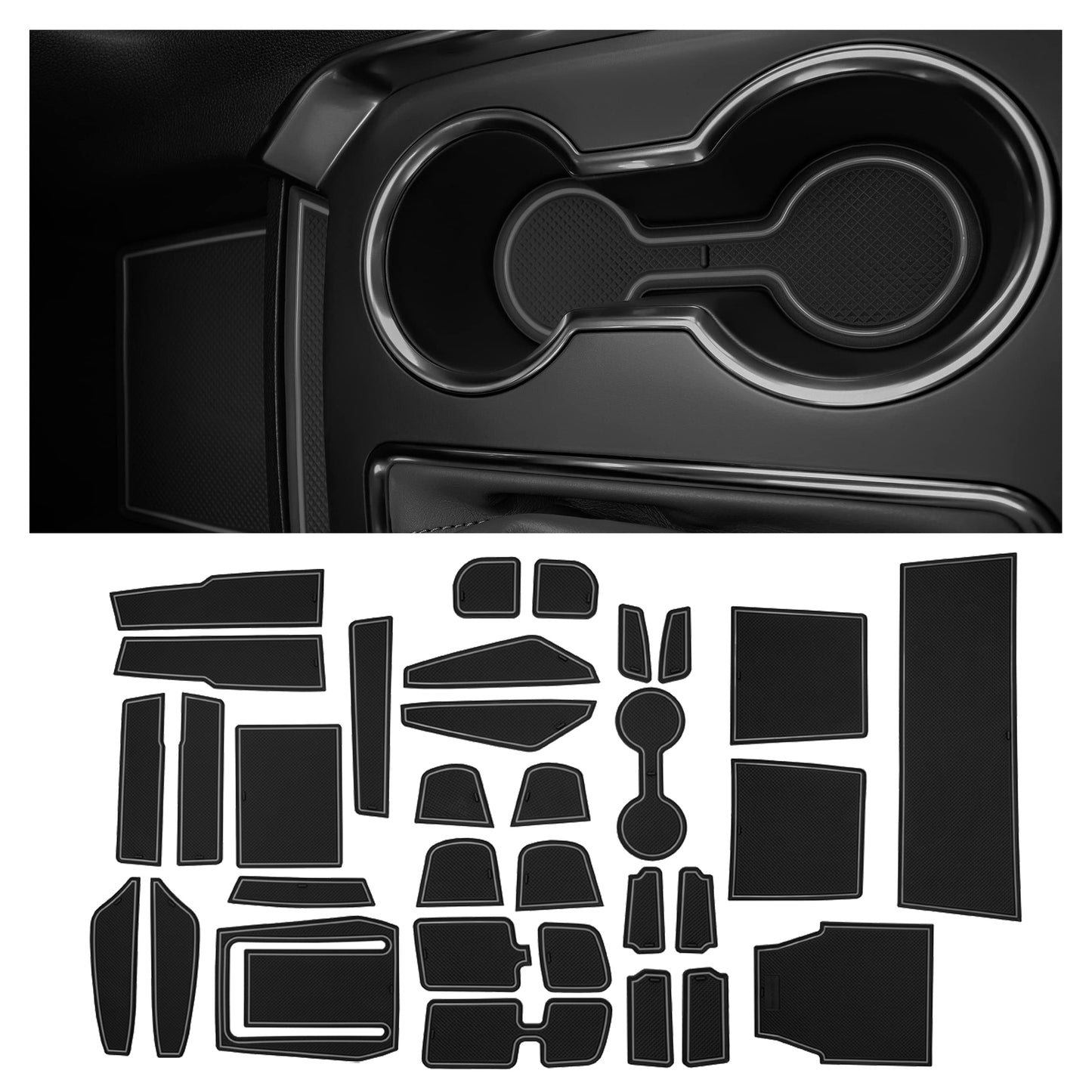 2018-2023 Chevy Traverse - Premium Cup Holder Liners Kit