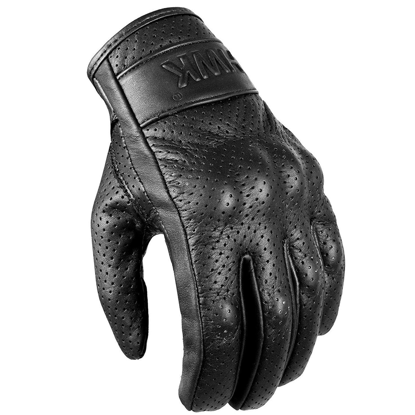 HWK Motorcycle Gloves Men Motocross Motorbike Tactical Moto Riding Biker Leather Driving Racing Gloves