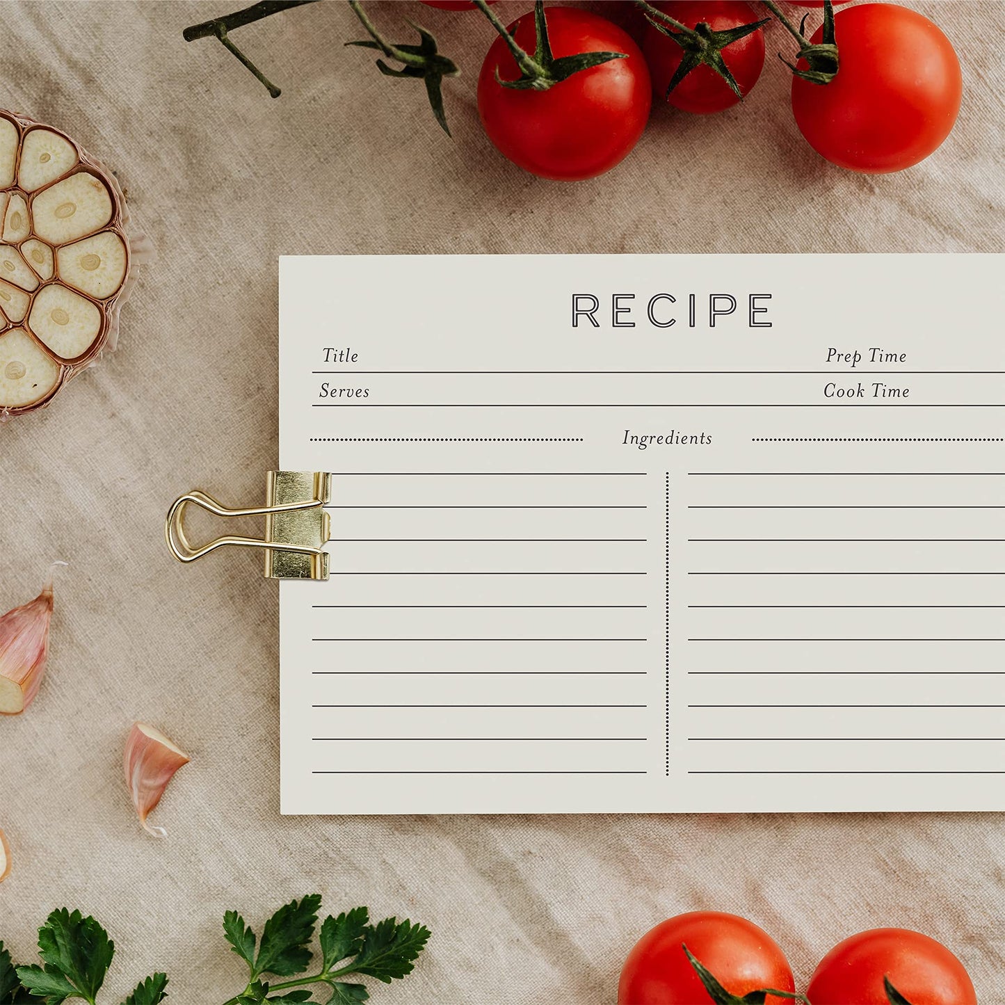 Jot & Mark Recipe Cards Double Sided 50 Count (Minimal)