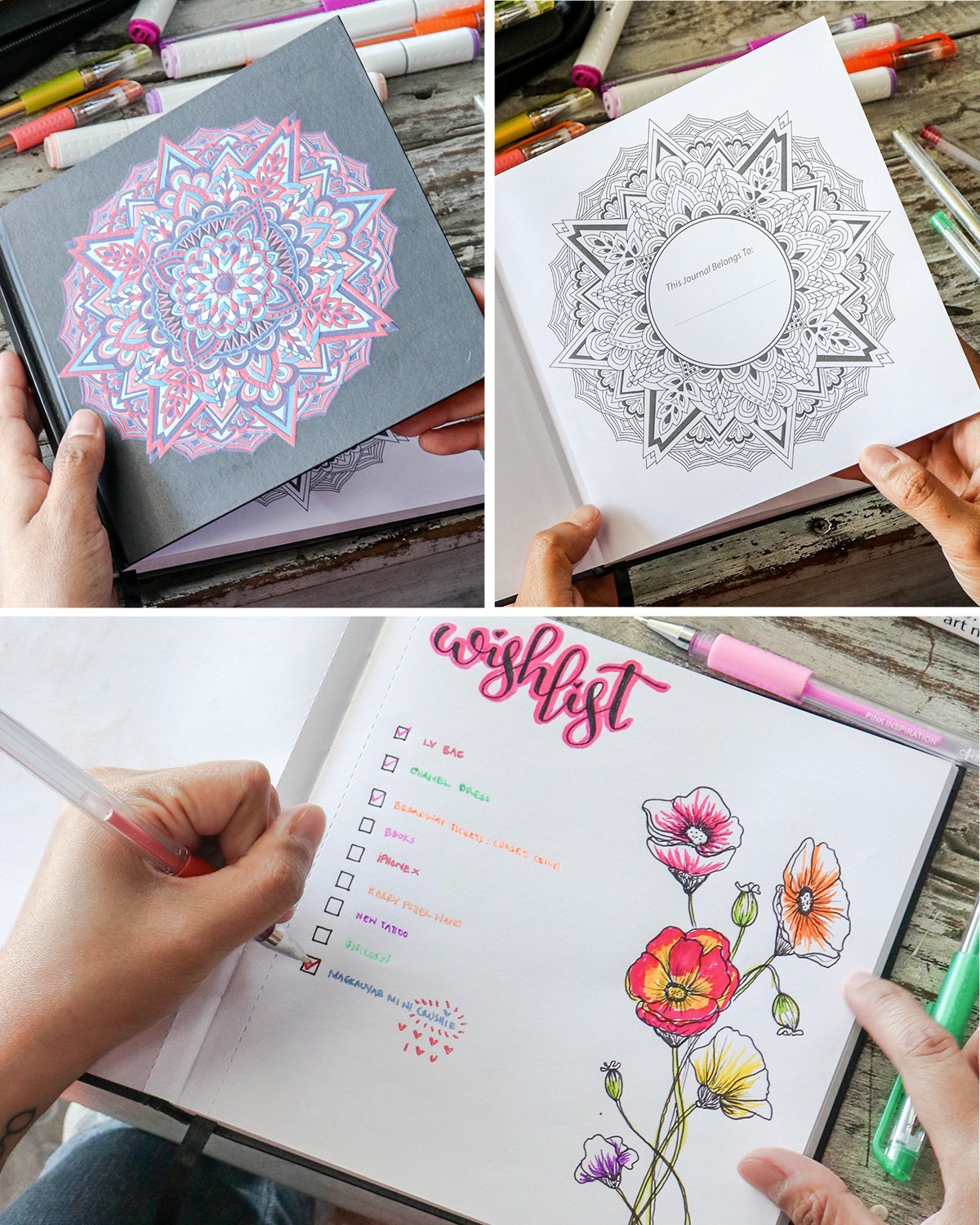 ColorIt Mandala Journal 6.9" x 6.9"