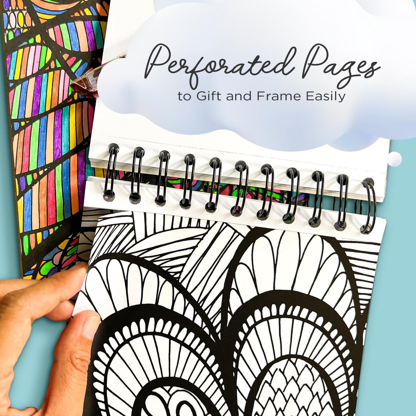 Traveling Doodles Illustrated By Virginia Falkinburg | Adult Coloring Book Mindful