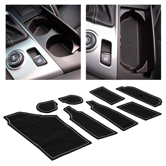 CupHolderHero for 2014-2023 Chevy Corvette Accessories - Interior Cup Holder Inserts, Center Console Liner Mats, Door Pocket