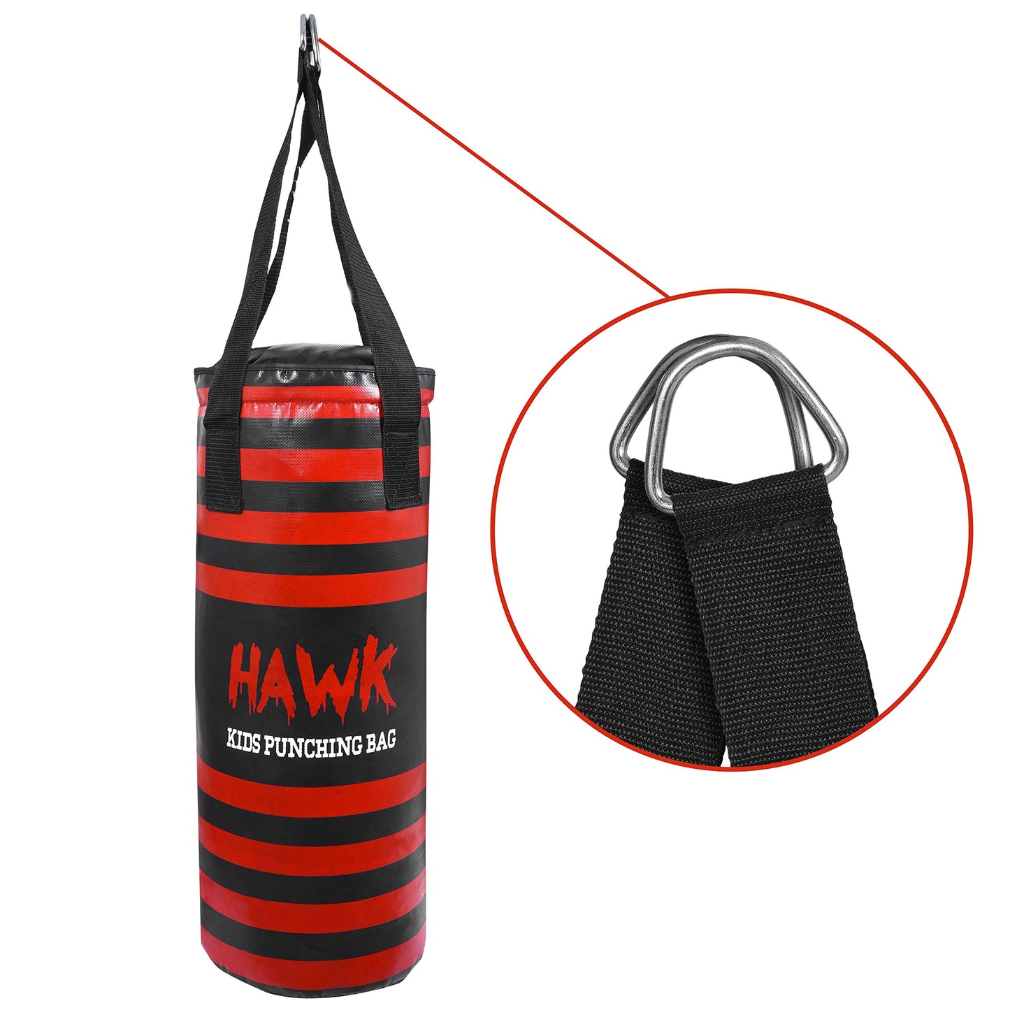 Kids Punching Bag for Kids Boxing Gloves MMA Training Fitness Workout Kickboxing Grappling Karate Heavy Target Bag UNFILLED