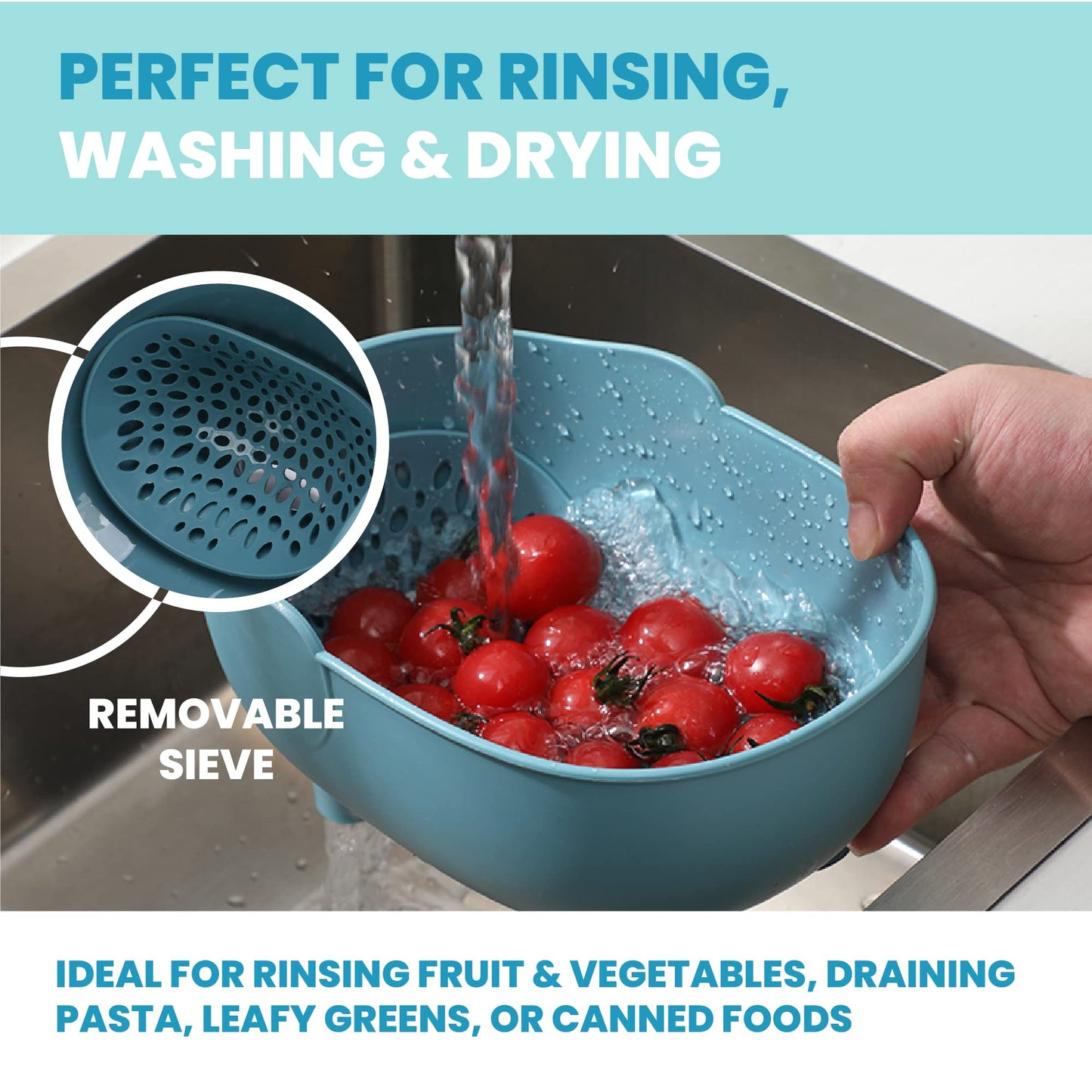 Yoove Kitchen Sink Drain Basket | 2 Elephant Shaped Sink Strainer Drain Baskets