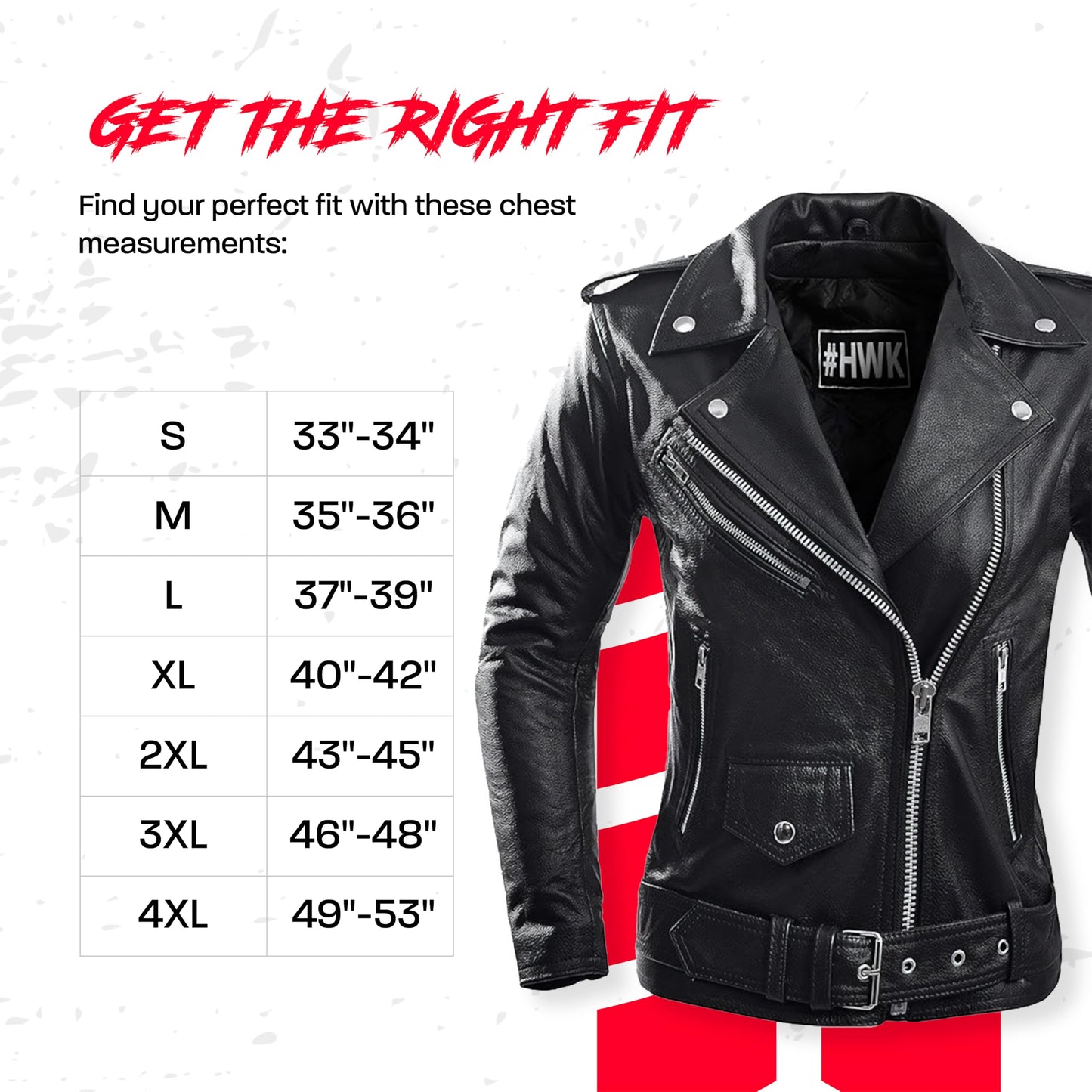 HWK Brando Leather Motorcycle Jacket for Women, Genuine Leather Jacket for Weather & Water Resistant Motorbike Riding