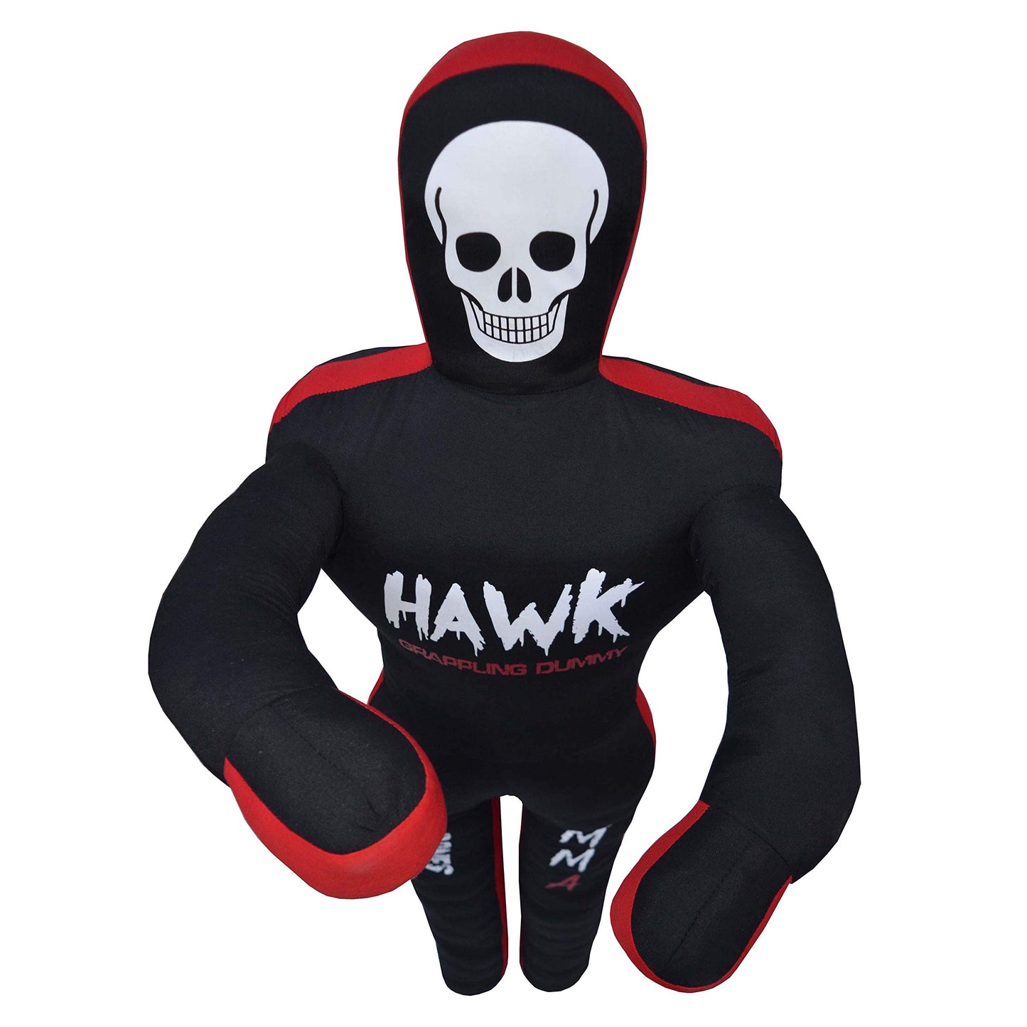 Hawk Sports Skull Grappling Dummy for Combat Sports Mastery, Poseable and Strikeable Punching Dummy for Adults, 6 ft. Boxing Dummy for MMA, Jiu-Jitsu, Judo, Karate, and Wrestling Training and Sparring