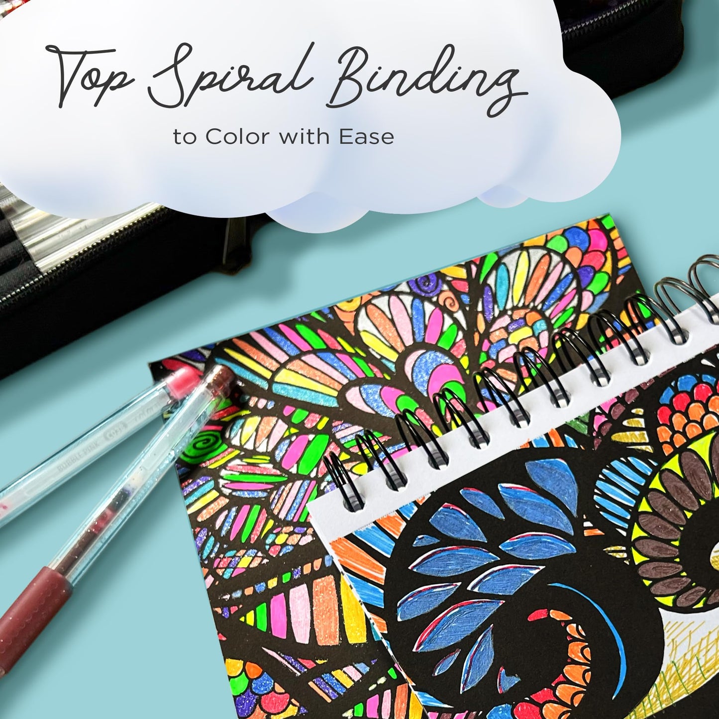 Traveling Doodles Illustrated By Virginia Falkinburg | Adult Coloring Book Mindful