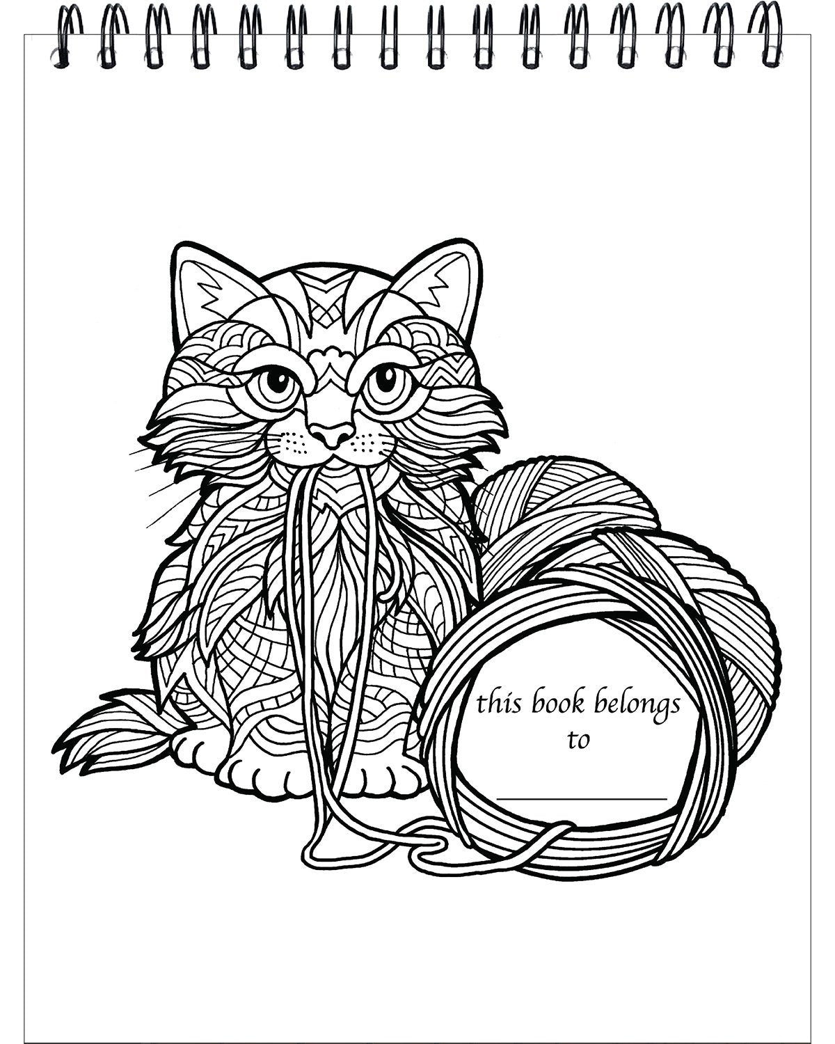 Cats, Kittens, and Wildcats Coloring Book for Adults | Mindful Premium Coloring