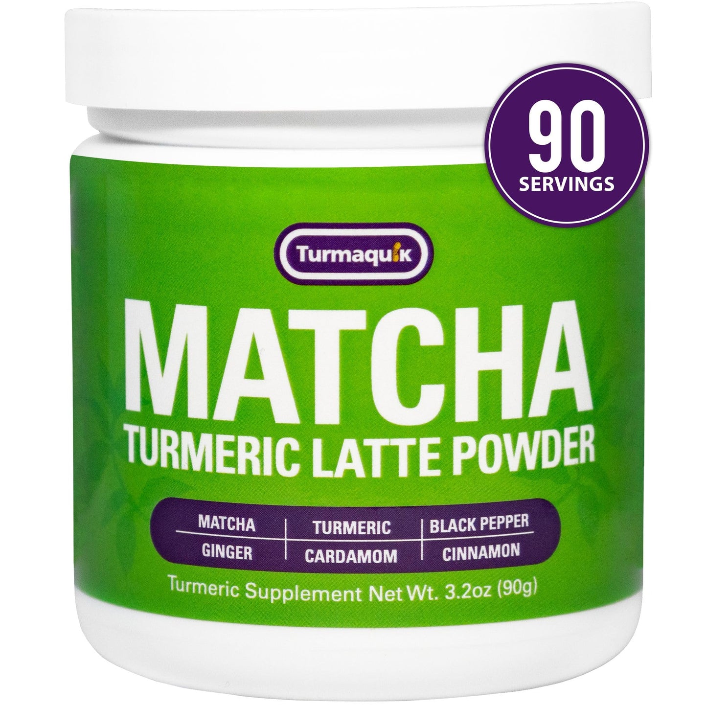 Turmaquik Organic Turmeric Matcha Powder, Matcha Latte Powder with Turmeric