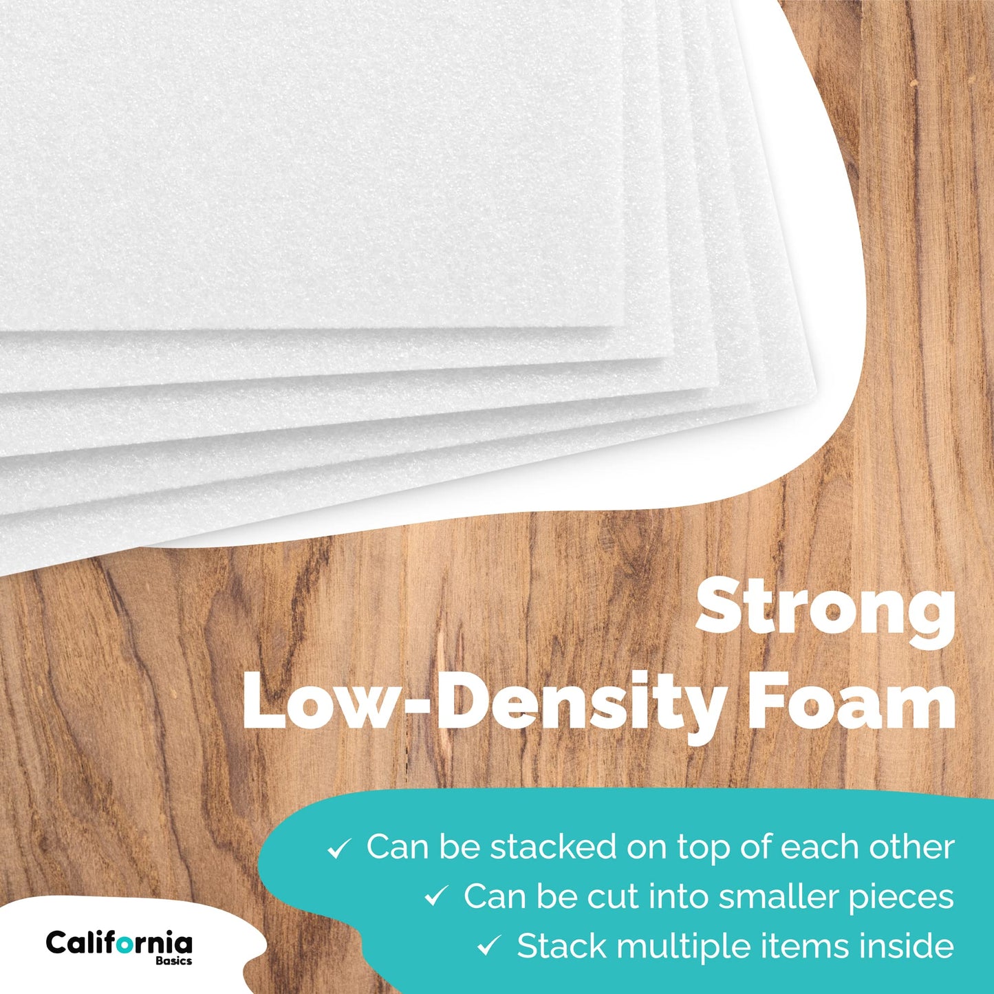 Premium Foam Packing Sheets - 11 7/8 x 12 1/8 inches - Cushion Foam Wrap Sheets; Moving Supplies for Dishes, Glasses and Furniture; Packing Cushioning Supplies - Soft and Durable