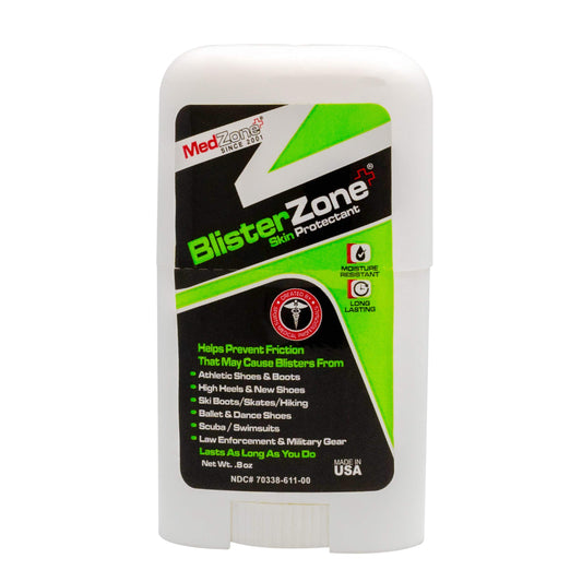 BlisterZone MedZone Anti Blister Balm for Feet and Hands Blocker, 0.80 Ounce Stick