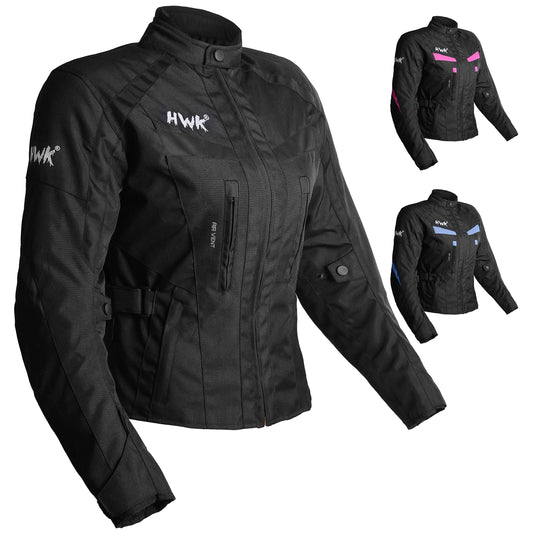 HWK Stunt Motorcycle Jacket for Women, Women's Motorcycle Jacket with CE Armor for Enduro Motocross Motorbike Riding