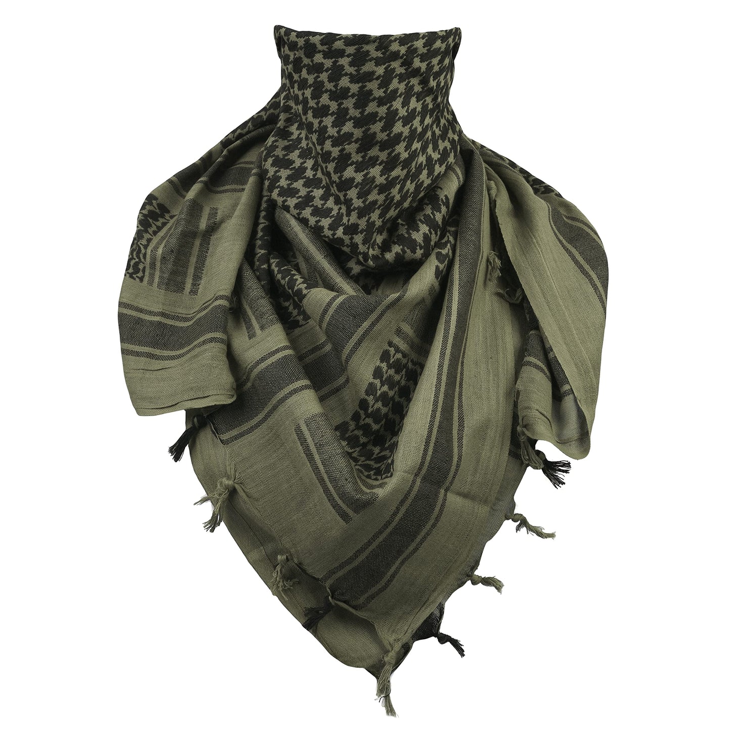 Shemagh Tactical Desert Military Head Scarf For Men Women Motorcycle Face Mask Biker Arab Wrap Summer Keffiyeh Cover Scarves (Green)?