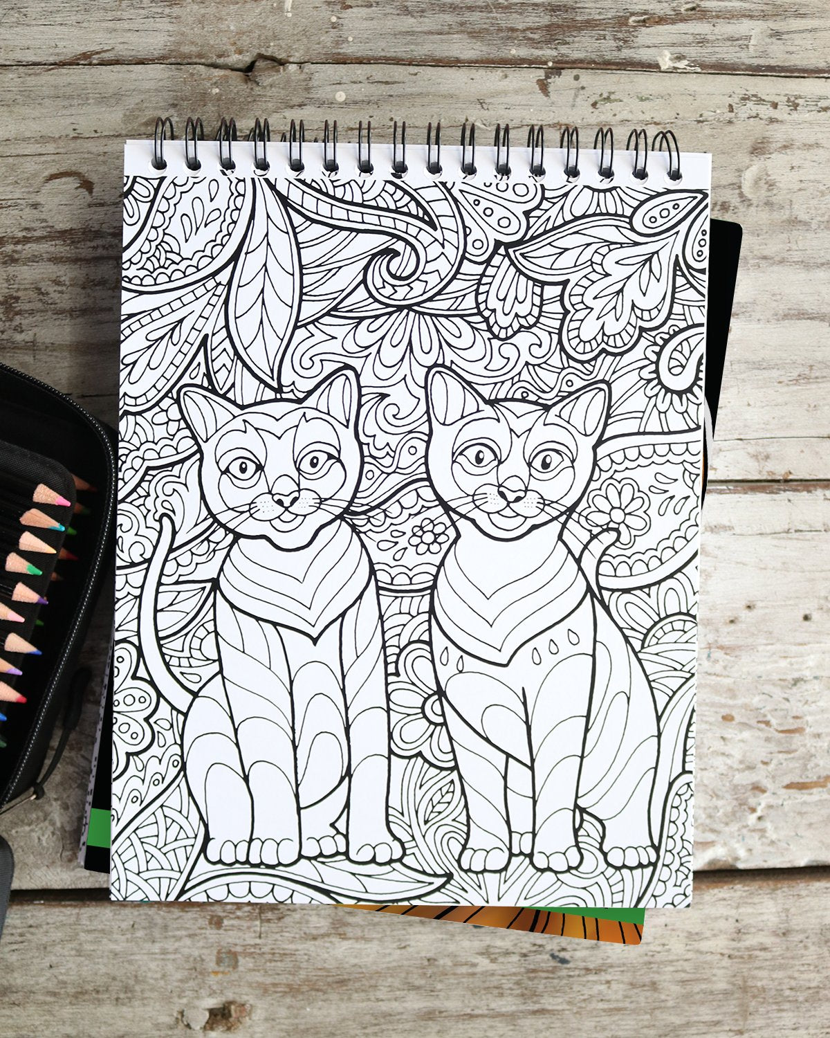 Cats, Kittens, and Wildcats Coloring Book for Adults | Mindful Premium Coloring