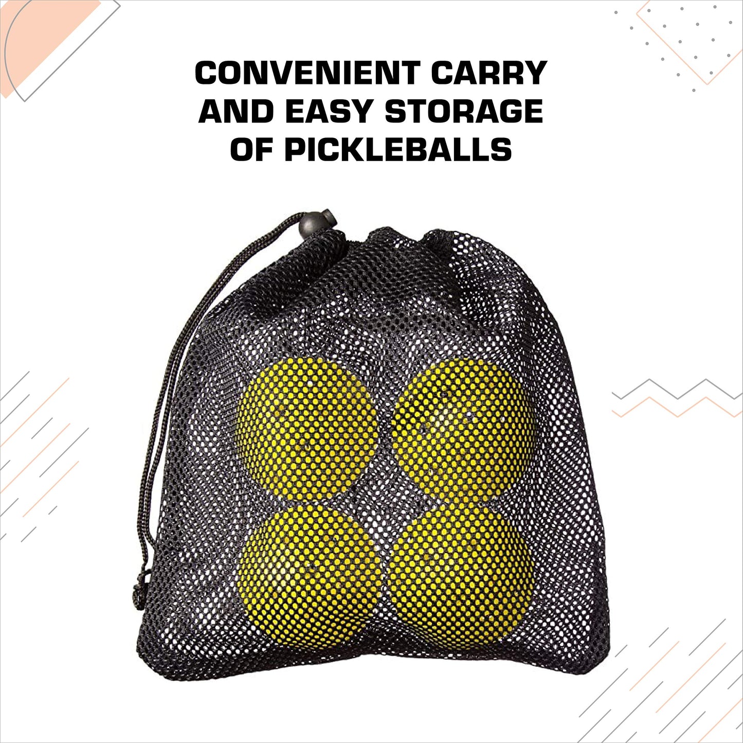 Amazin' Aces Pickleball Wood Paddles Set of 4 or 2 - Wood Pickleball Rackets for All Levels, Includes 4 Wooden Pickleball Paddles with Comfy Cushion Grip, 4 Pickleball Balls, and 1 Pickleball Bag